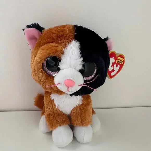 Toys Ty Beanie Boo Tauri The Calico Cat Inch Poshmark